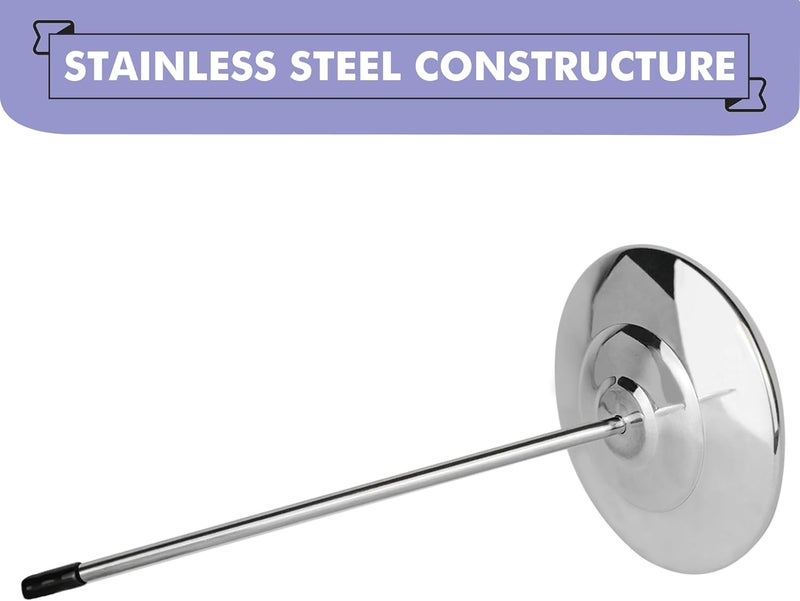 TONOS Receipt Holder, Receipt Spike for Resturaunt, Stainless Steel Bill Fork Check Spindle Memo Holder Spike with Solid Heavy-Duty Base (1 Pack) - Image 3
